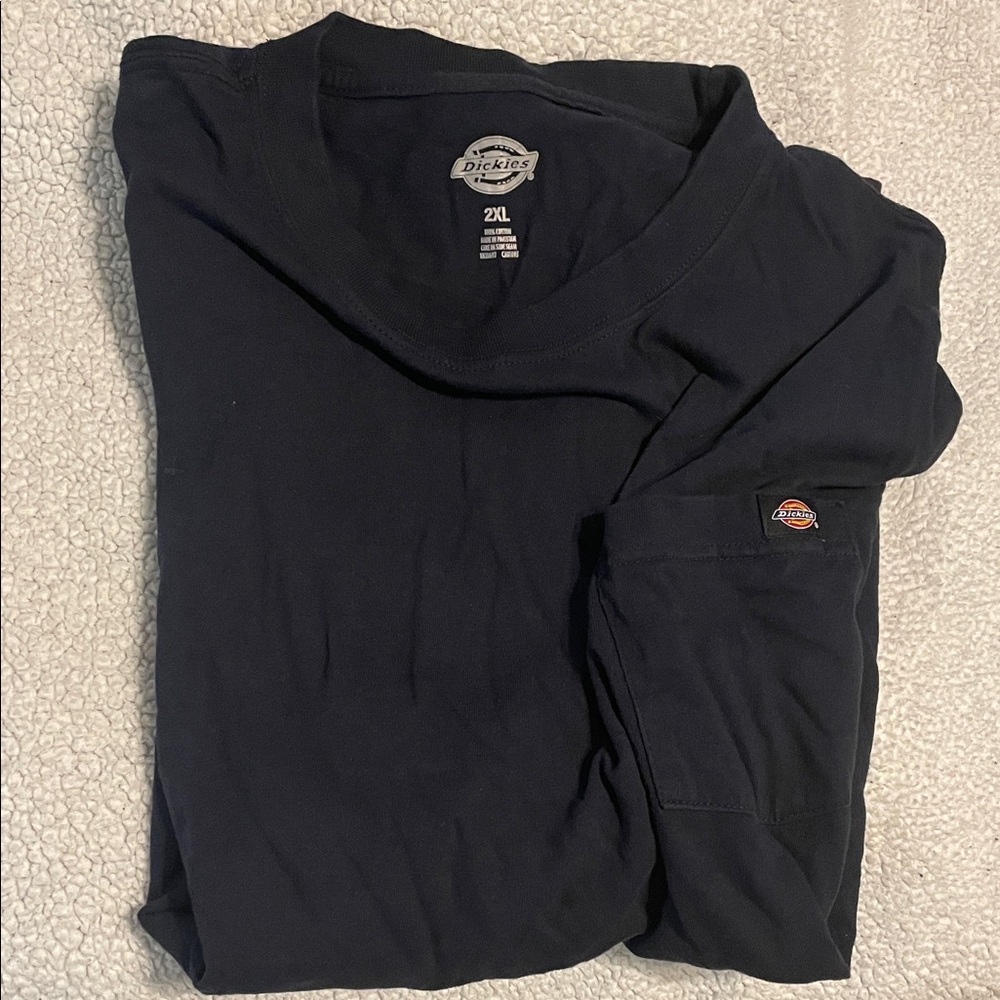 Dickies Men's Dark Blue Long Sleeve Shirt